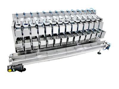 JW-A14 Fourteen Heads Linear Weigher Stainless Steel Machine,500-5000g,4.5L