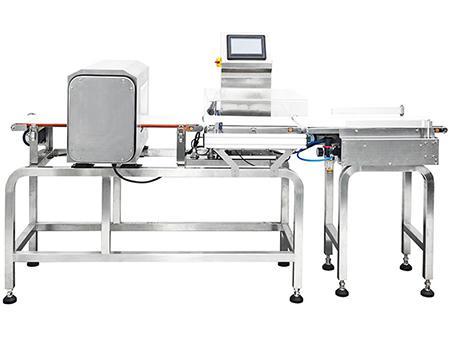 Combined Metal Detector with Check Weigher