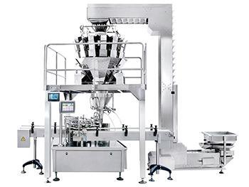 Automatic Jar Filling and Sealing Line, 10 or 14 Head Weigher