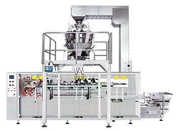 JW-JDC2 Form-Fill-Sealing Systems with Horizontal Bagger, 12 heads weigher